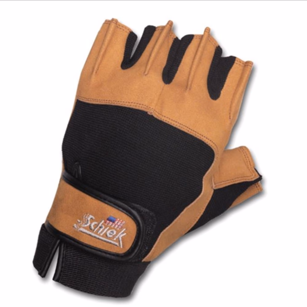 Schiek Power Lifting Gloves with Wrist Wrap Large 3