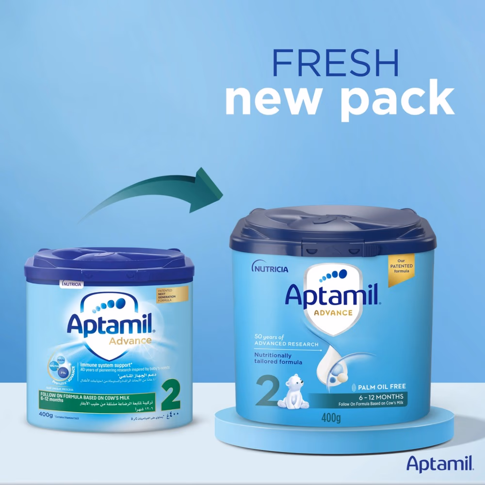 Aptamil Advance Stage 2 Infant Milk Formula 400Gm 4