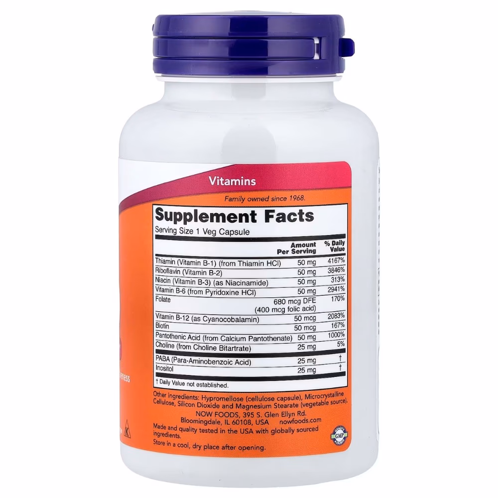 NOW Foods B-50 Capsules 100S 2