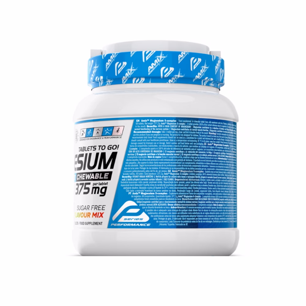 Amix Magnesium Chewable 375mg 60 Tablets 4