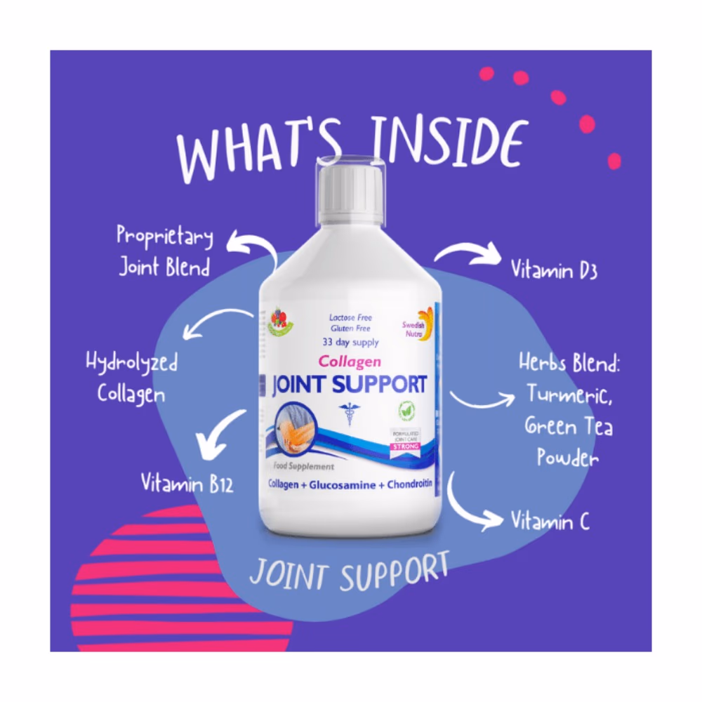 Swedish Nutra Collagen Joint Support Liquid 500ml 2