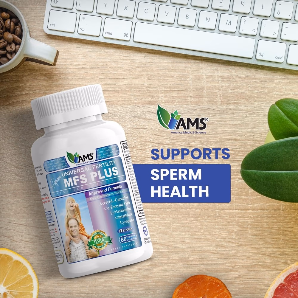 AMS Universal Fertility MFS Plus - 60 Capsules 3