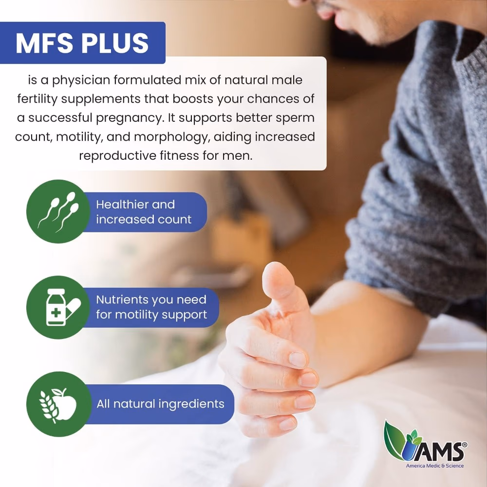 AMS Universal Fertility MFS Plus - 60 Capsules 5