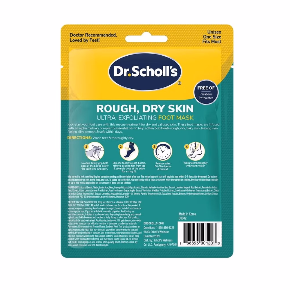 Dr. Scholl's Rough Dry Ultra Exfoliating Foot Mask 44grams 5