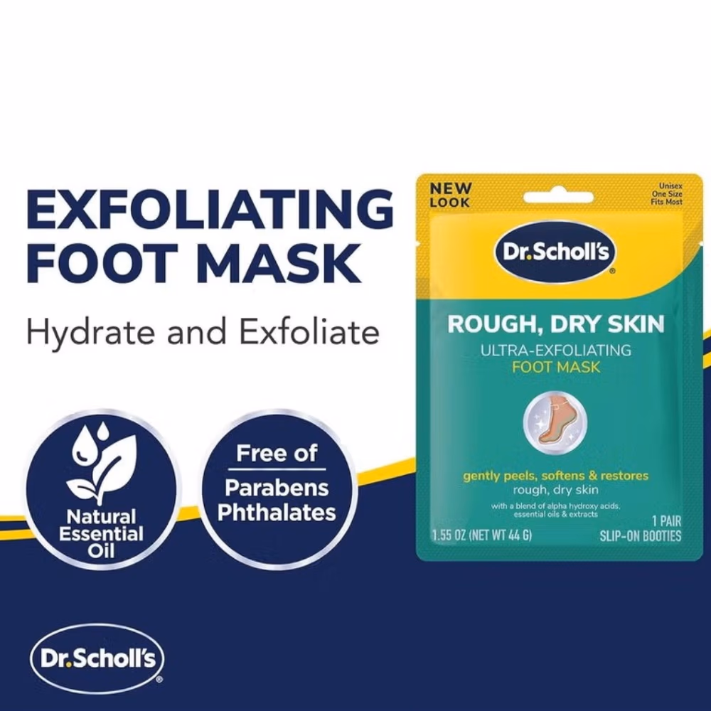 Dr. Scholl's Rough Dry Ultra Exfoliating Foot Mask 44grams 4