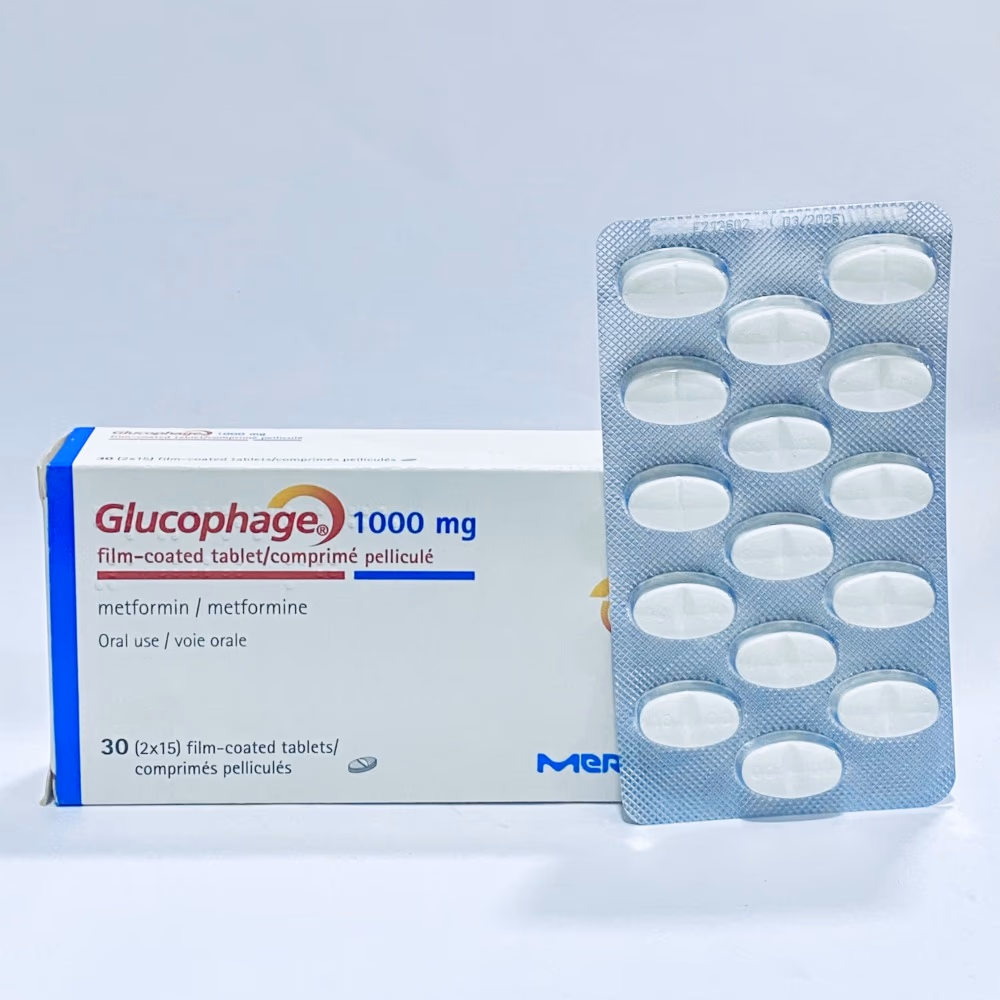 Glucophage 1000mg Tablet | Pack of 30  3