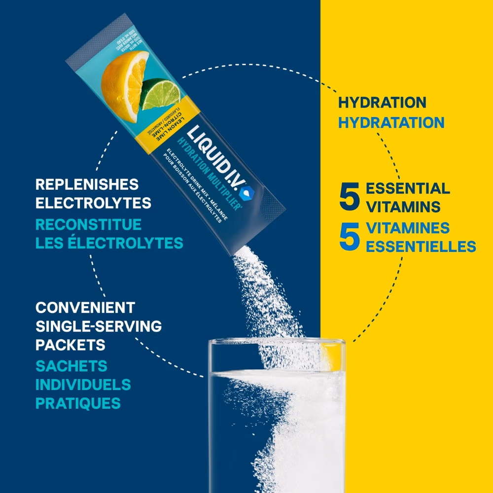 Liquid I.V. Hydration Multiplier Lemon Lime - 6 Sachets 3