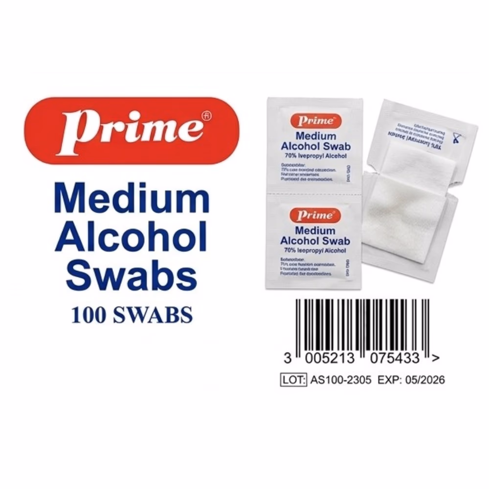 Prime Alcohol Swab 100s 4