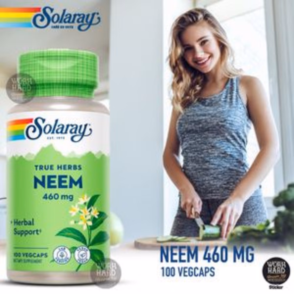 Solaray Neem 460mg 100 Veg Caps 3