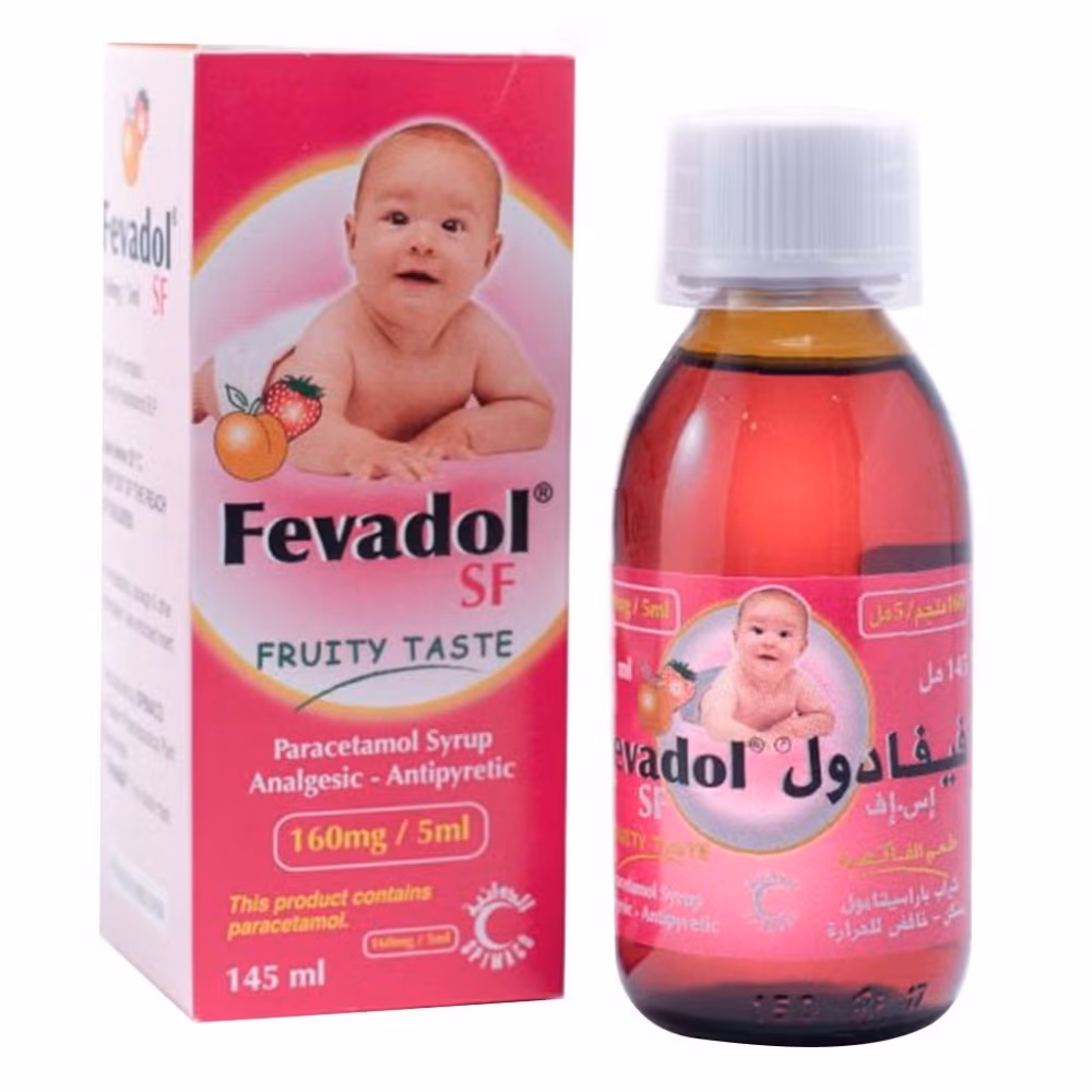 Fevadol SF Syrup 160mg/5ml 145ml 5