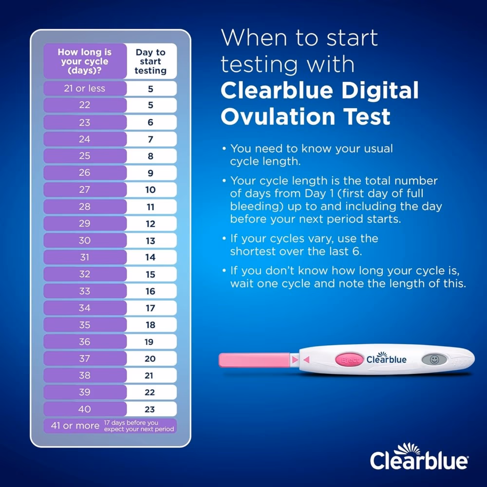 Clearblue Ovulation Test - 10 Digital Tests 4
