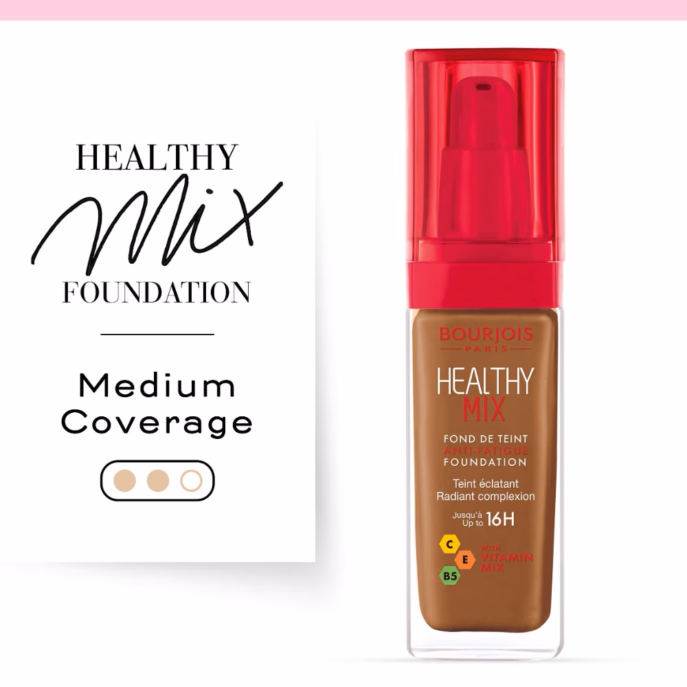 Bourjois Healthy Mix Foundation 63 Cocoa 4