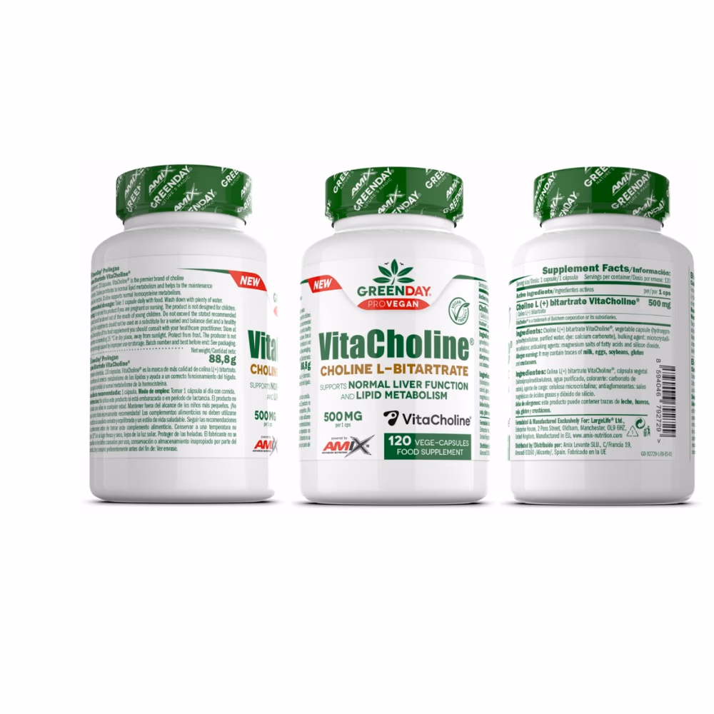Amix Green Day Vita Choline 500mg -120 Capsules 2