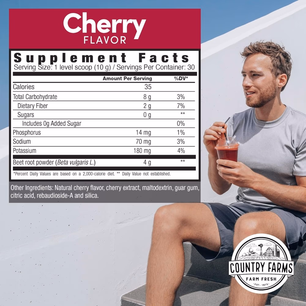 Country Farms Bountiful Beets Whole Food Beet Extract Cherry 300g 2