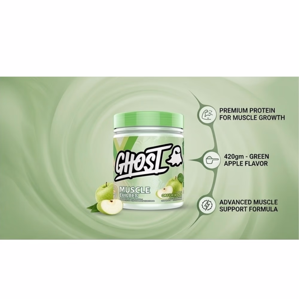 Ghost Muscle Builder Green apple 420gm 3