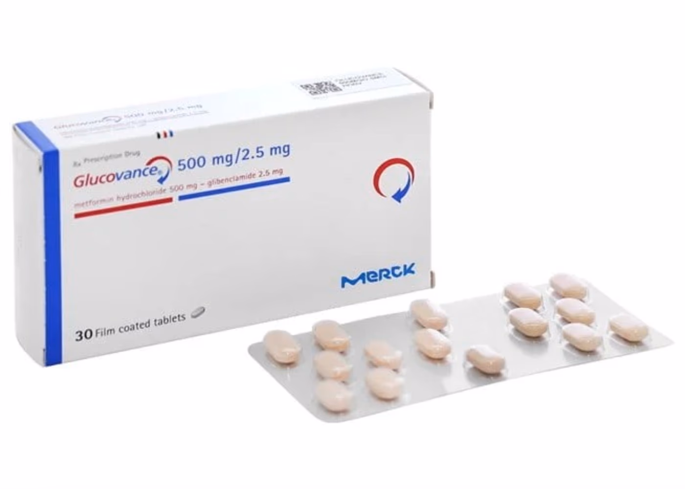 Glucovance 500mg/2.5mg Tablet | Pack of 30 3