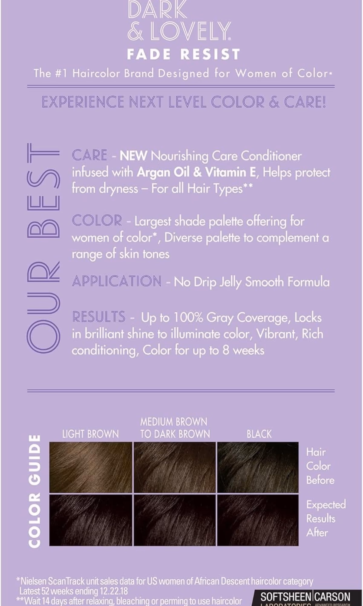 Dark and Lovely Fade Resist Hair Color – Natural Black 372 2