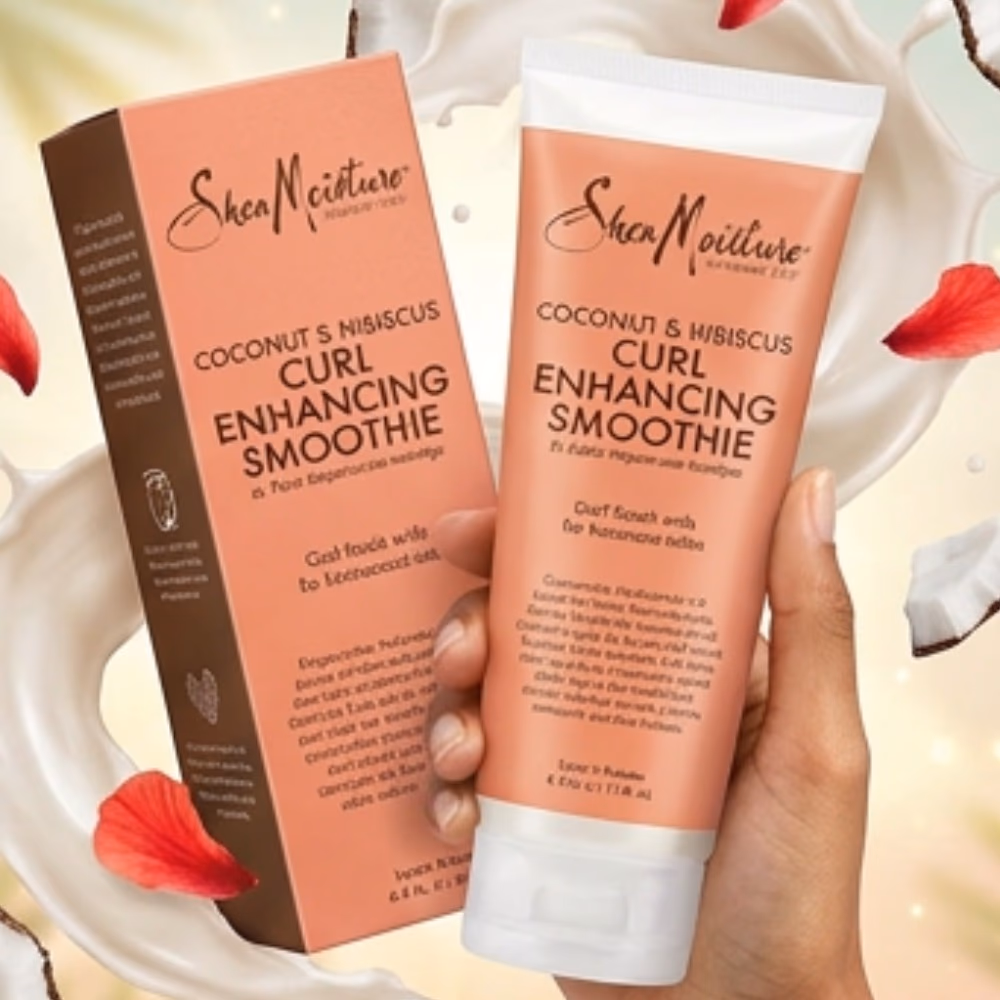 Shea Moisture Coconut and Hibiscus Curl and Shine Shampoo 95ml 3