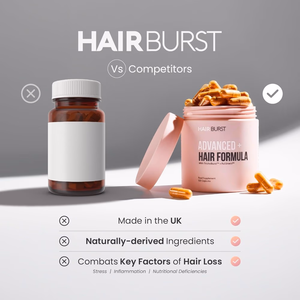 Hairburst Advanced+ Hair Formula 120 Capsules – Hair Supplement 5