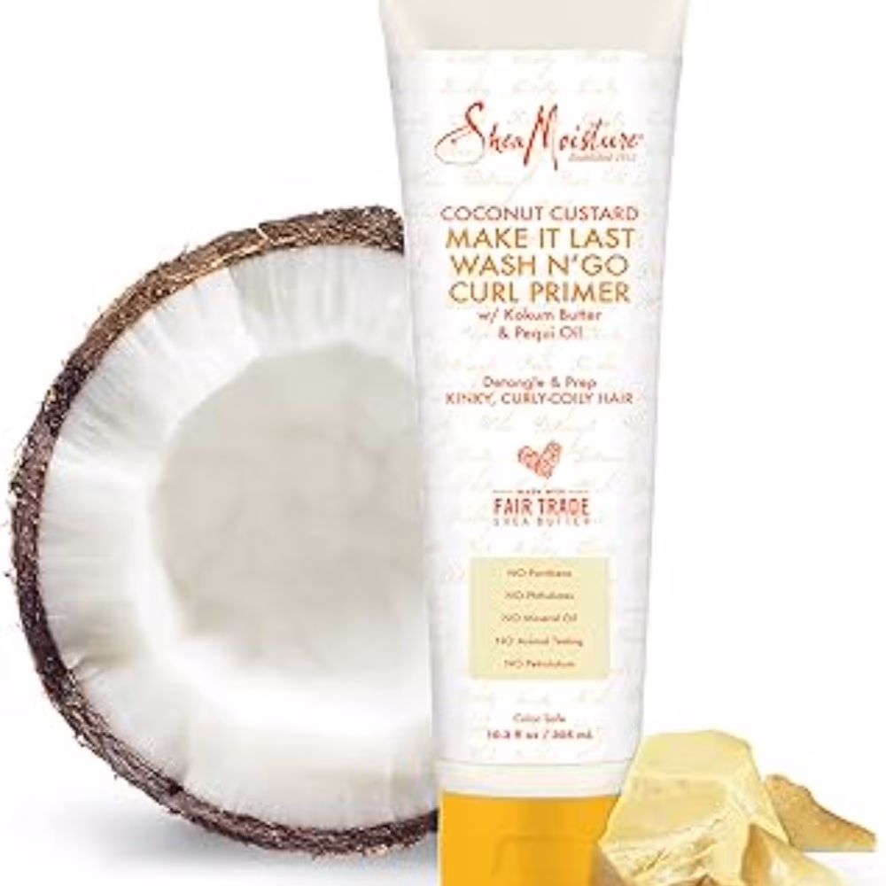 Shea Moisture Coconut Custard Make It Last Wash N’ Go Curl Primer 305ml 4