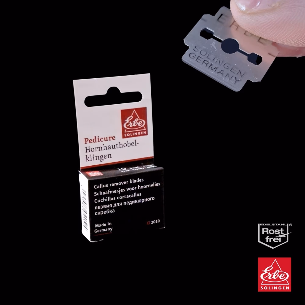 Solingen Erbe 2010 Callous Remover Blades 10s 2