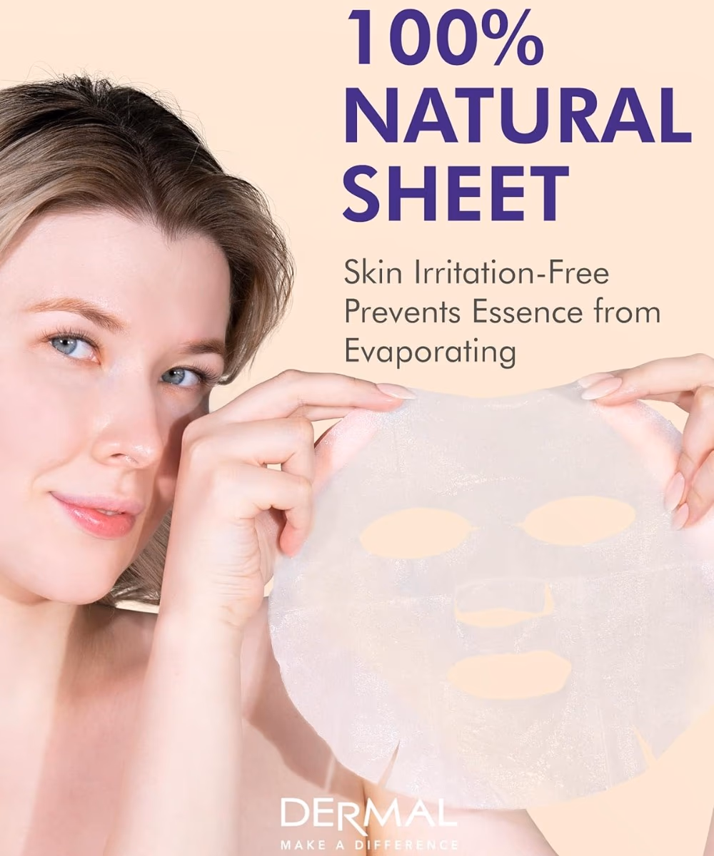 Dermal Lavender Collagen Essence Mask 23g 2