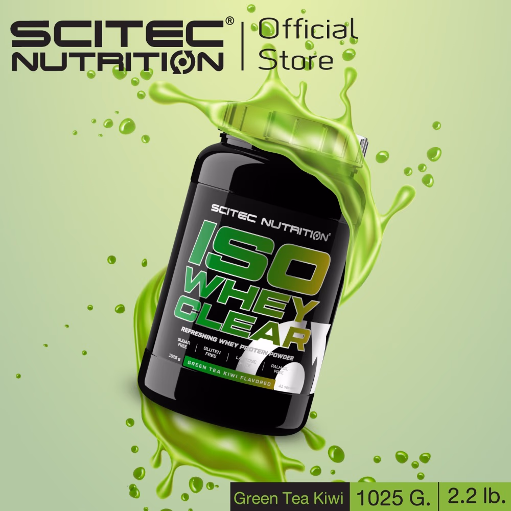 Scitec Iso Clear Protein Green Tea Kiwi 1025g 3