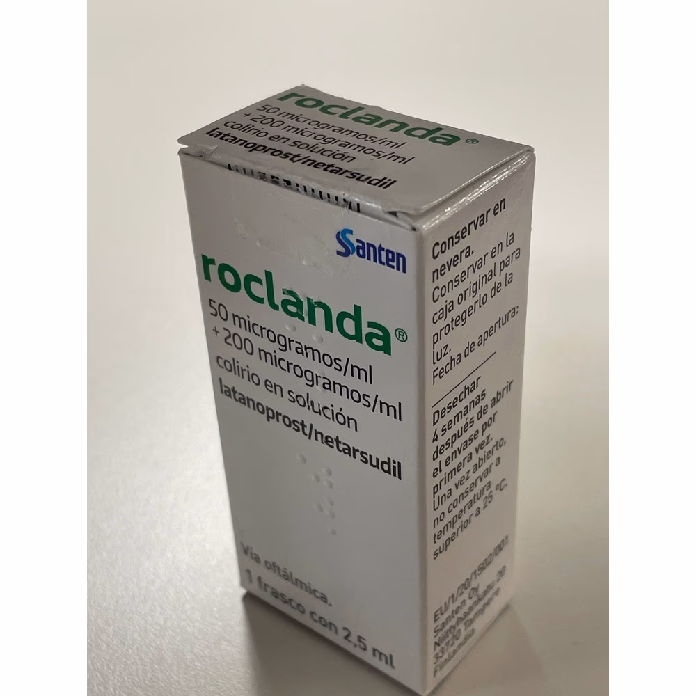 Roclanda 50 Micrograms/ML + 200 Micrograms/ML Eye Drops (2.5ml) 2