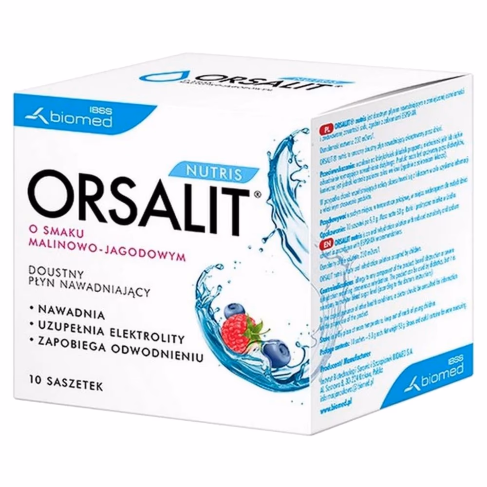 Orsalit Nutris Sachets Raspberry Blueberry 10s 2