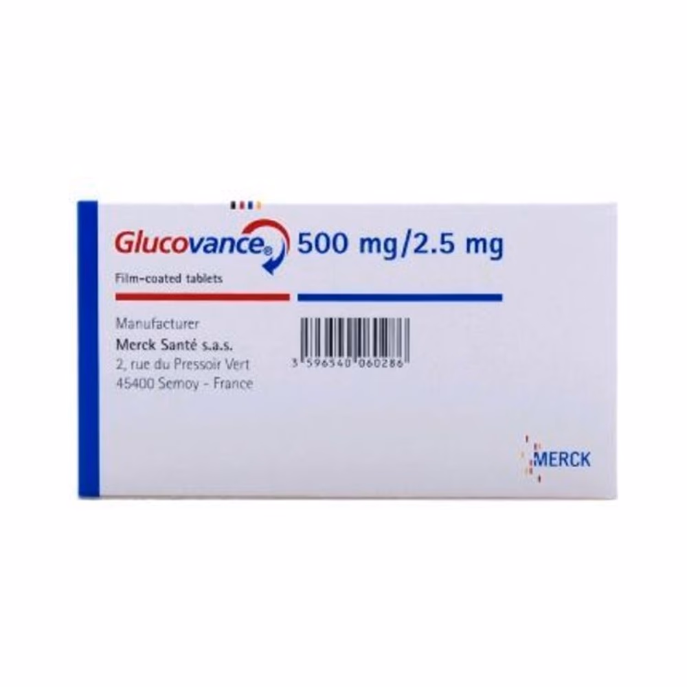Glucovance 500mg/2.5mg Tablet | Pack of 30 2
