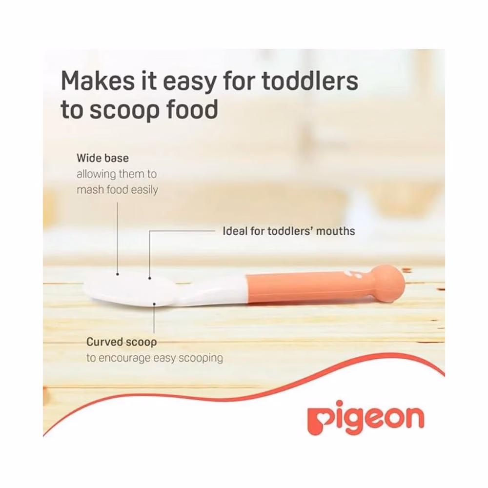 Pigeon Self Wean Spoon & Fork Set 12+M 2