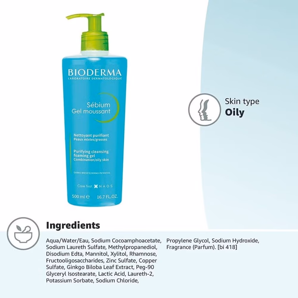 Bioderma Sebium Gel Moussant 200ml 5