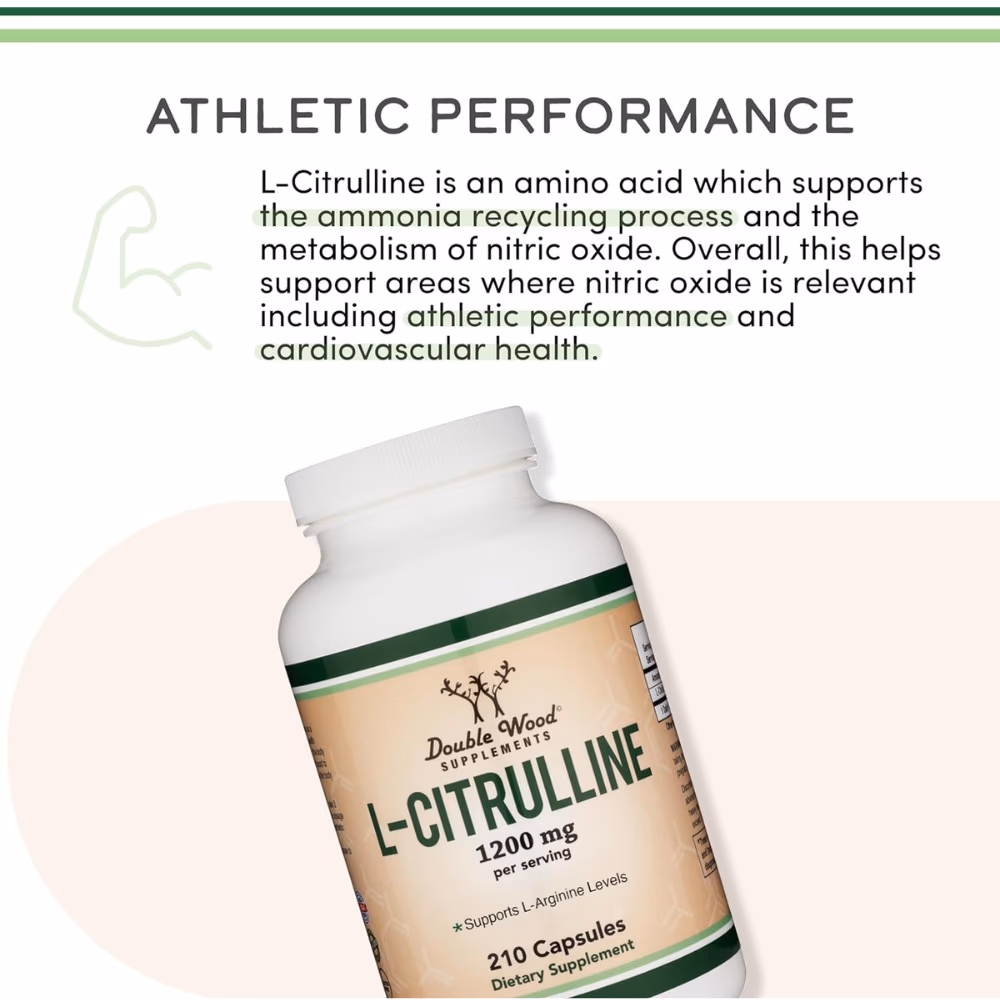 Double Wood L-Citrulline 1200 mg -210 Capsules 5