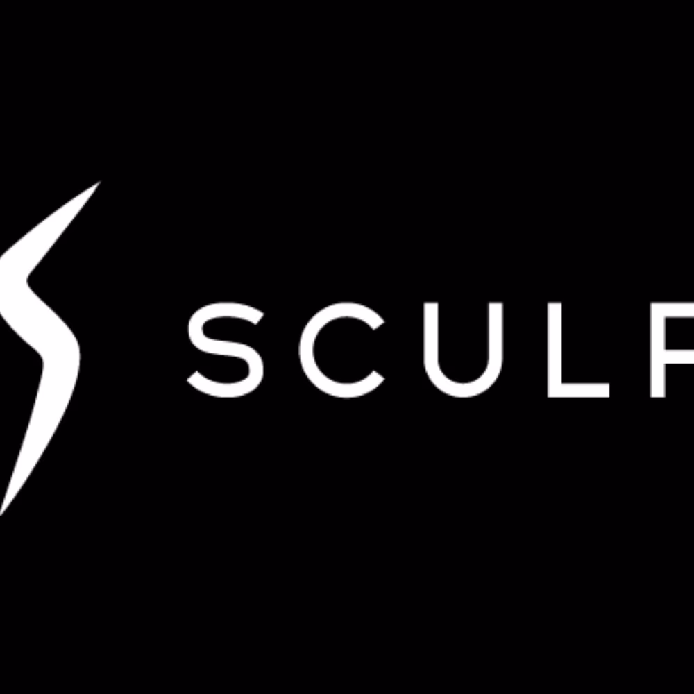 Sculpt Non Slip Knee Wrap Black & White (6061) 2