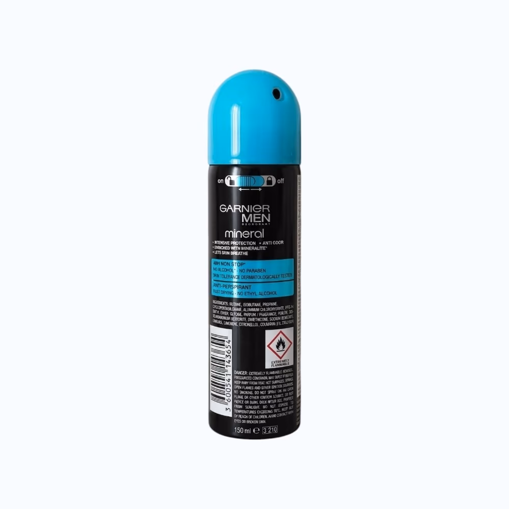 Garnier Men Mineral X-Treme Ice Deodorant 150 ml 2