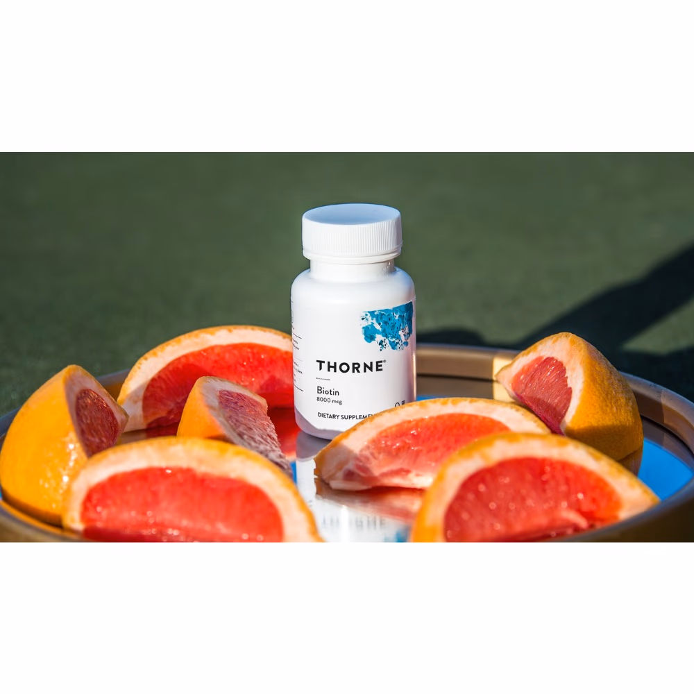 Thorne Biotin 8 - Vitamin B7 60 Capsules 3