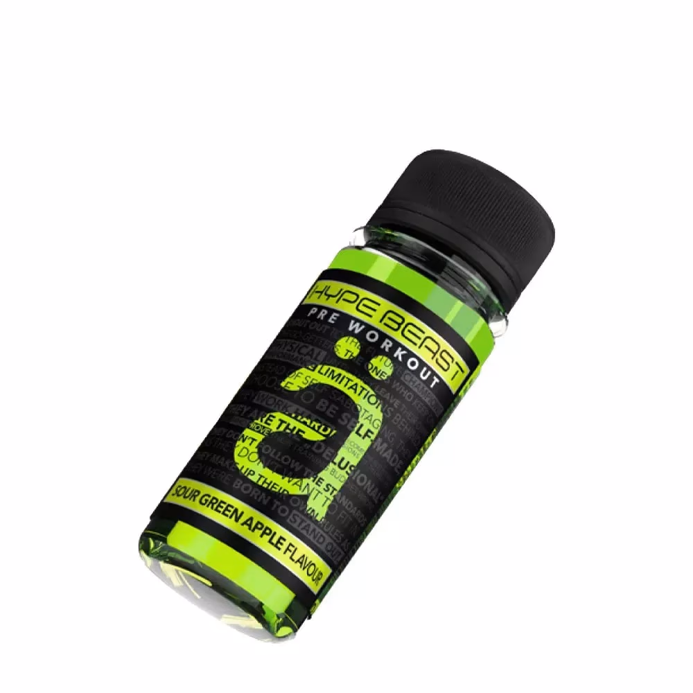 Nano Hype Beast Pre Workout Shot Green Apple 60ml 2