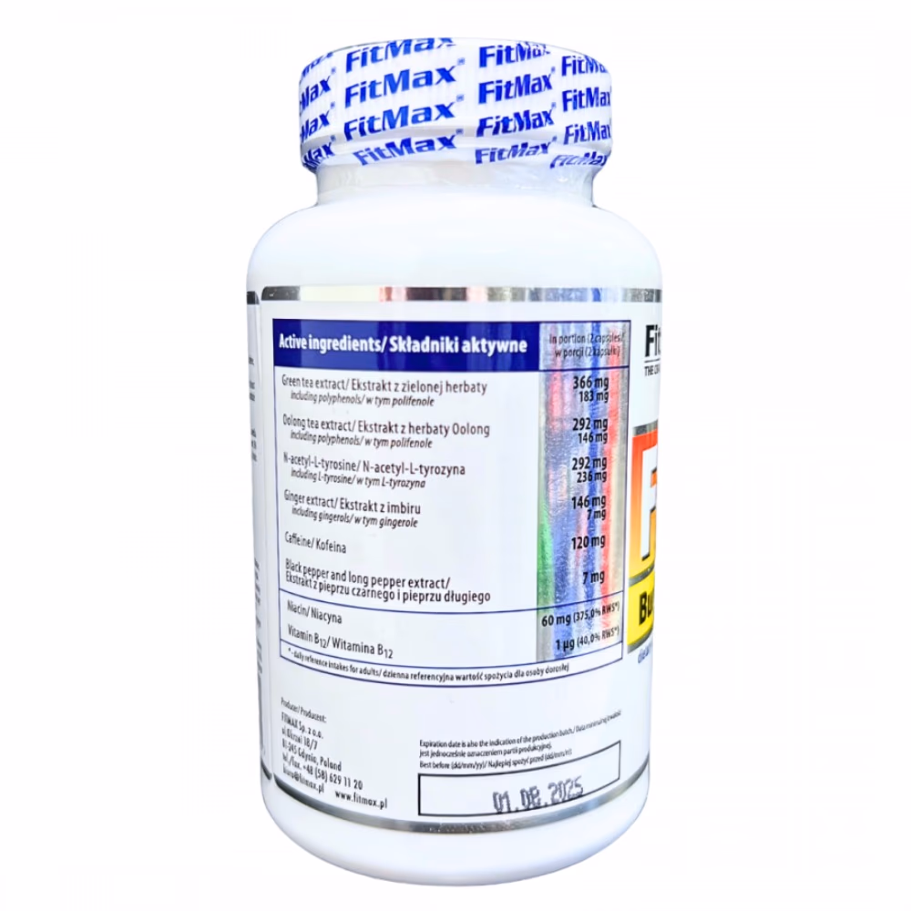 FitMax Fire Fit Burn Stack - 90 Capsules 2