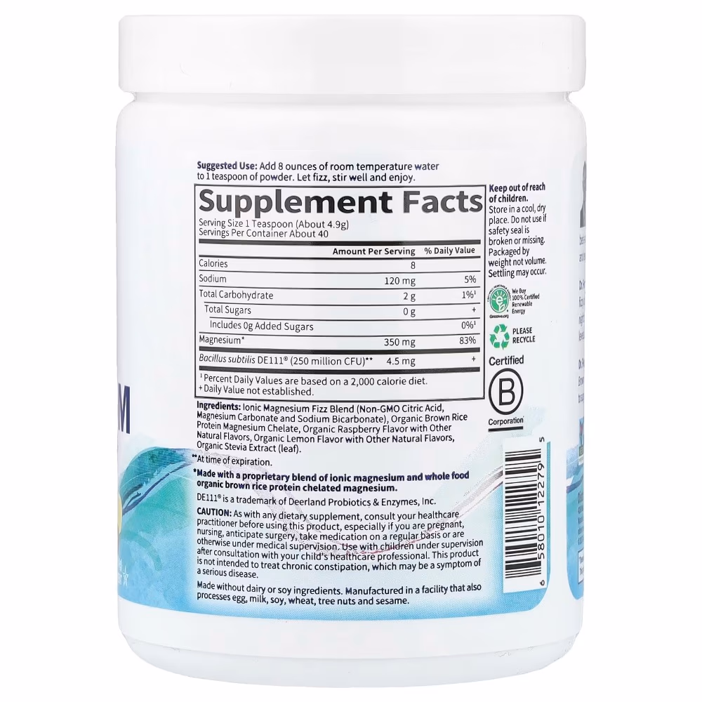Garden of Life Dr.Formulated Whole Food Magnesium Raspberry Lemon 198Gm 2