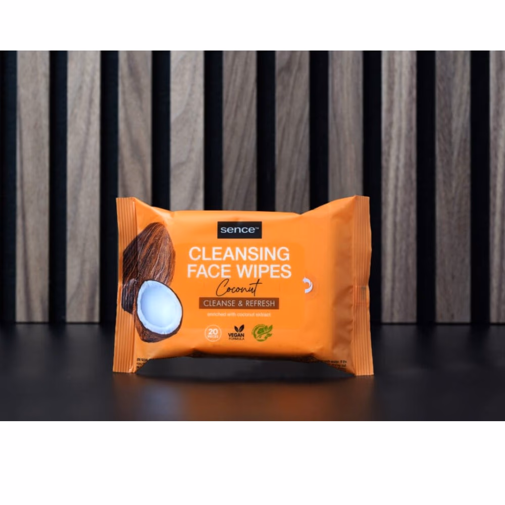 Sence Cleansing Face Coconut -20Wipes 2