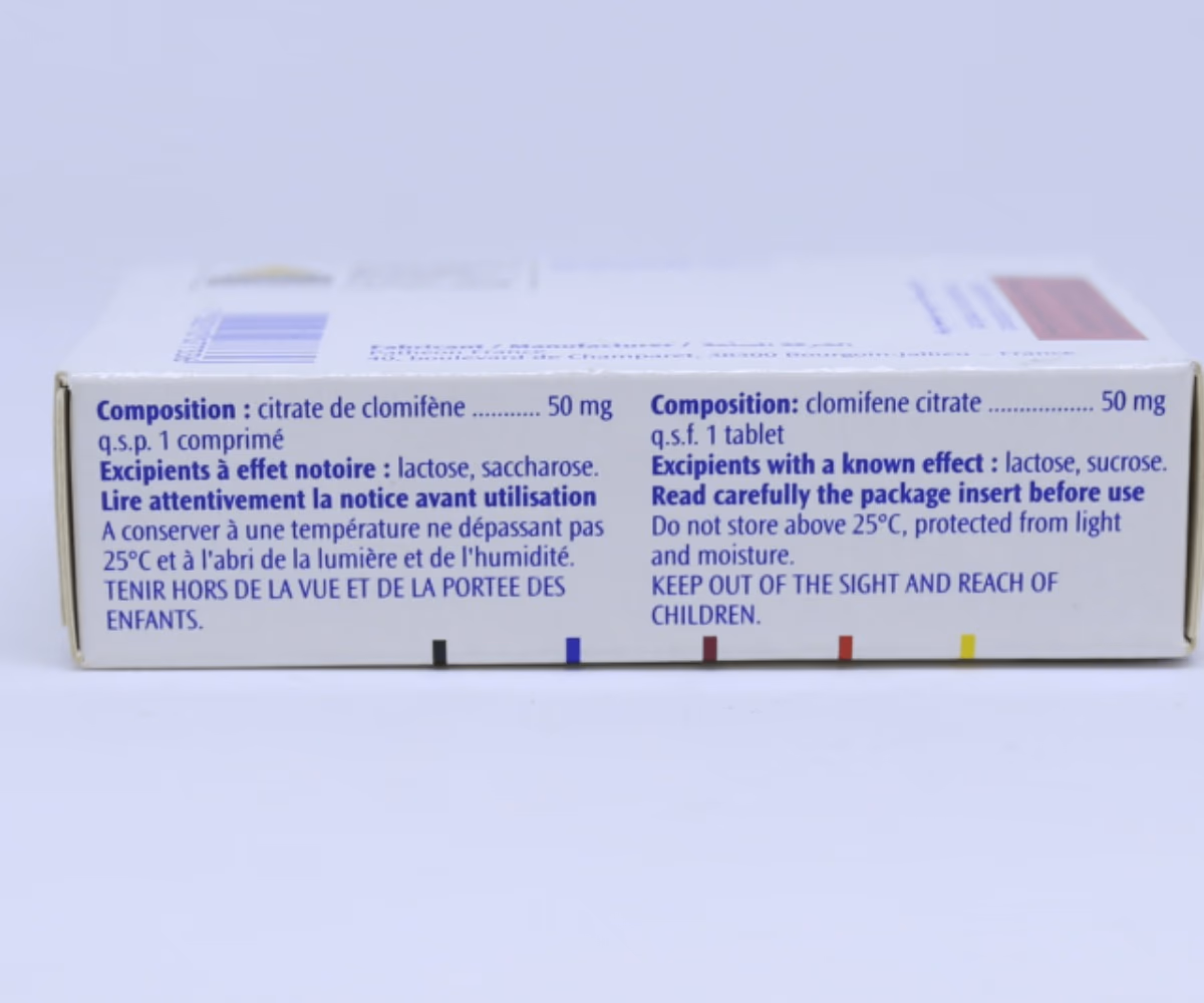 CLOMID 50MG TAB 10S-clomifene citrate. 2