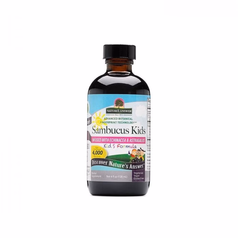 Natures Answer Sambucus Kids Formula 4000mg Liquid-240 ml 2
