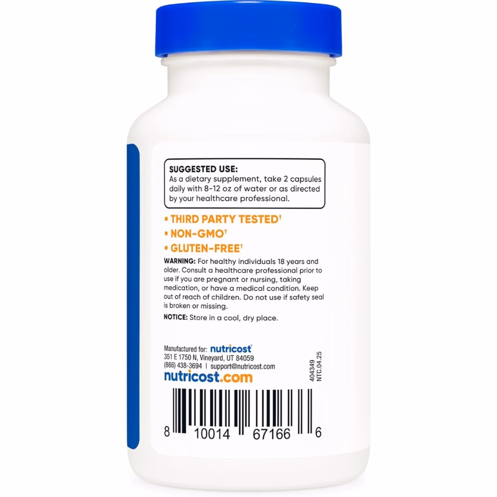 Nutricost Alpha Lipoic Acid 600Mg-60 Capsules 3