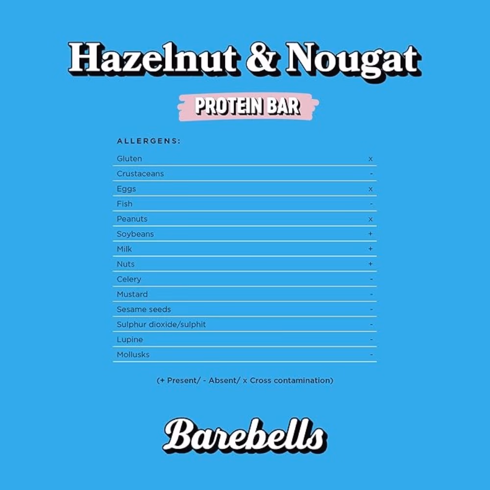 Barebells Vegan Hazelnut Nougat Protein Bar - 55g 2