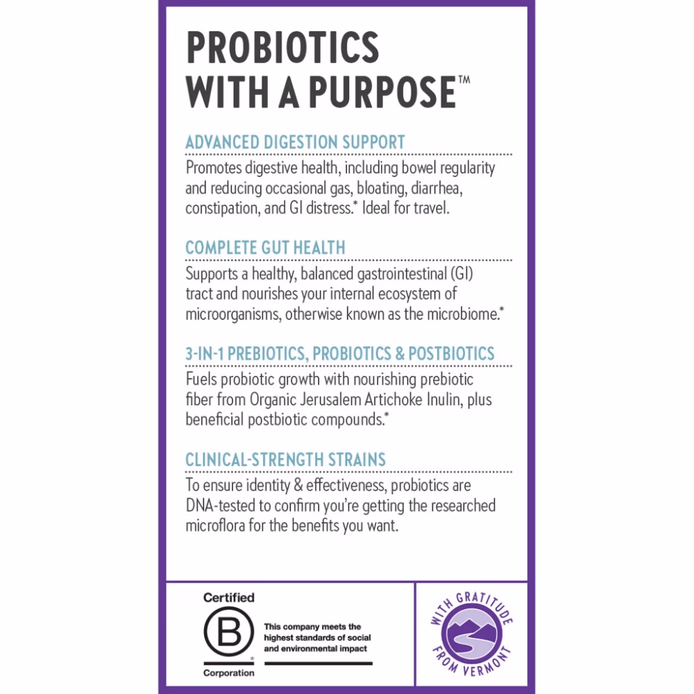 New Chapter Probiotic All-Flora  60 Vegetarian Capsules 2