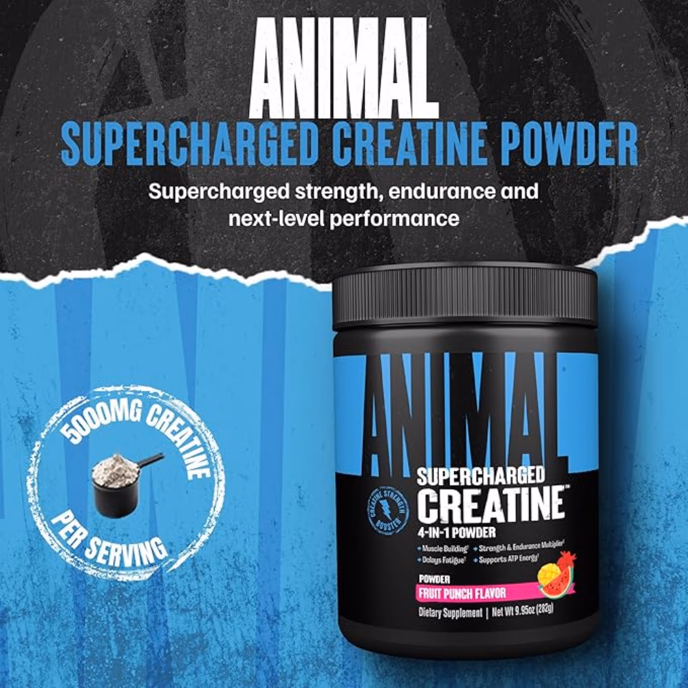 Universal Animal Supercharged Creatine Fruit Punch 30Servings  5