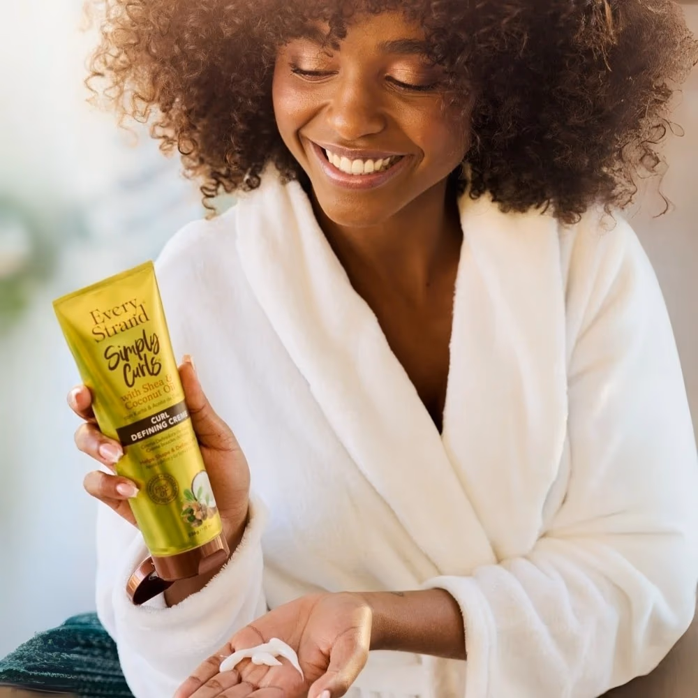 Every Strand Curling Creme Simply Curls Coconut Oil and Shea Butter 236g 4