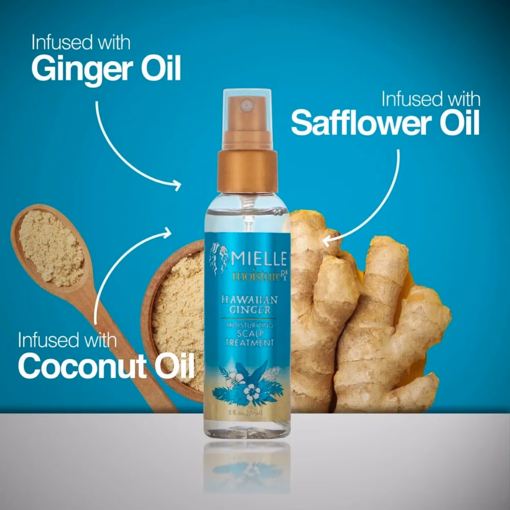 Mielle Moisture RX Hawaiian Ginger Moisturizing Scalp Treatment 69ml 2
