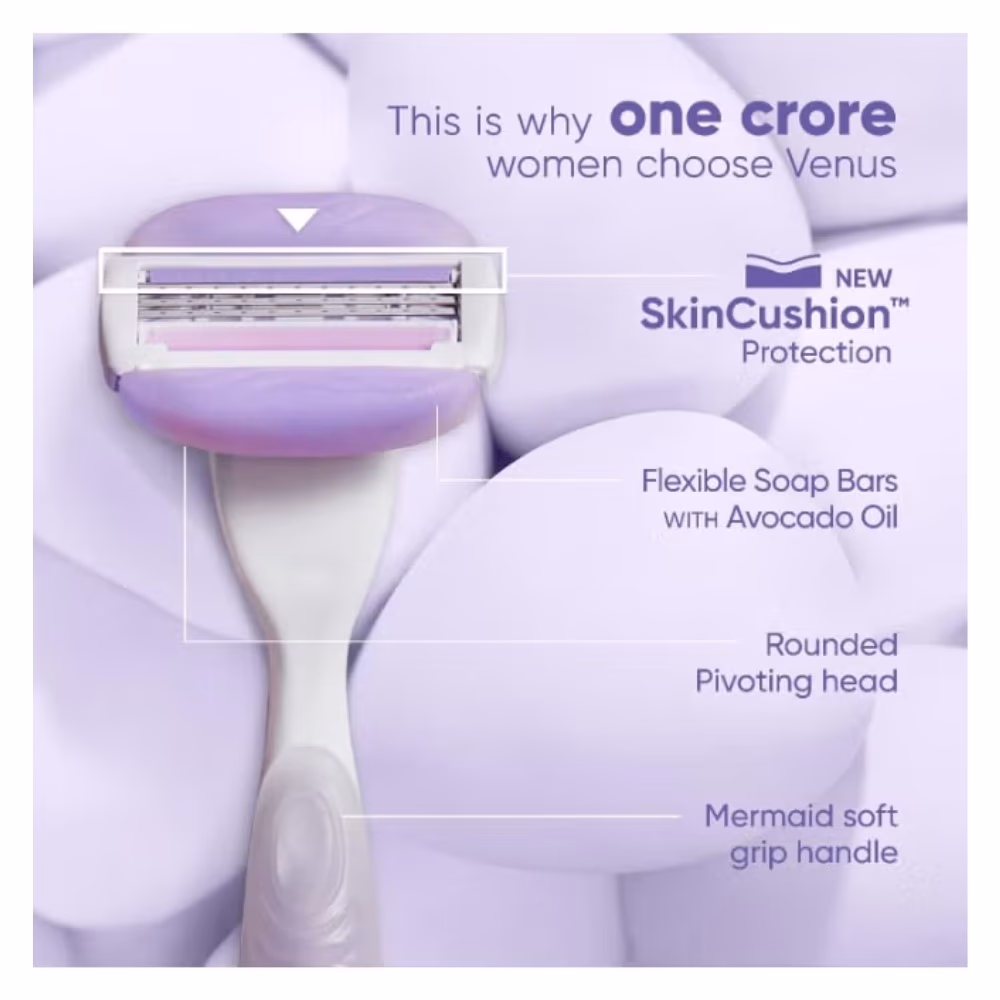 Gillette Venus Comfort Glide Avocado Razor 3