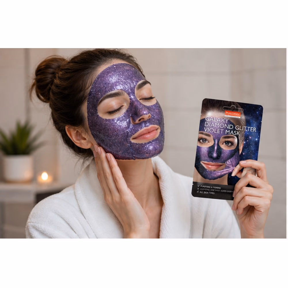 Purederm Galaxy Diamond Glitter Mask 2s ADS-476  4